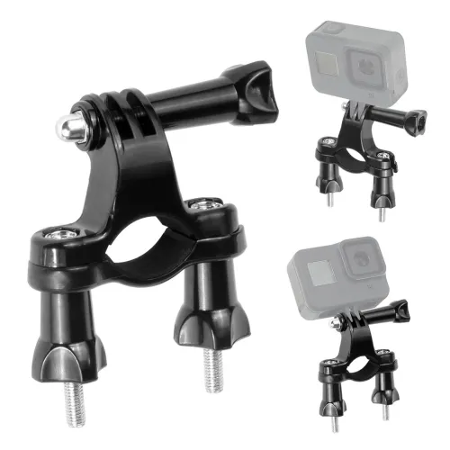 BGNing Bike Mount Motorcycle Handlebar Pole Bracket Tripod Adapter for Gopro Hero 8 7 6 5 4 Yi Eken Sports Camera Accessories