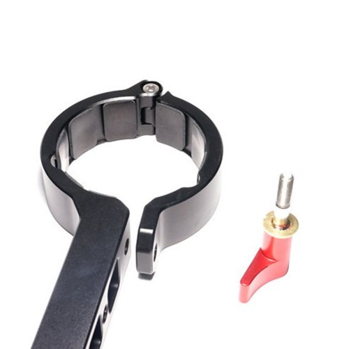 BGNing Adjustable Aluminum Mounting Clamp Ring Handle Adapter Grip Clip with 1/4  Screw Hole for ZHIYUN Crane 2S Handheld Gimbal
