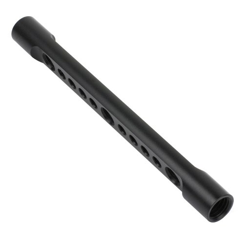 BGNing Aluminum 15mm Cheese Rods 150mm Long w/ Internal 1/4  3/8  Inch Thread Mounting Holes for SLR Cameras Rail Support System