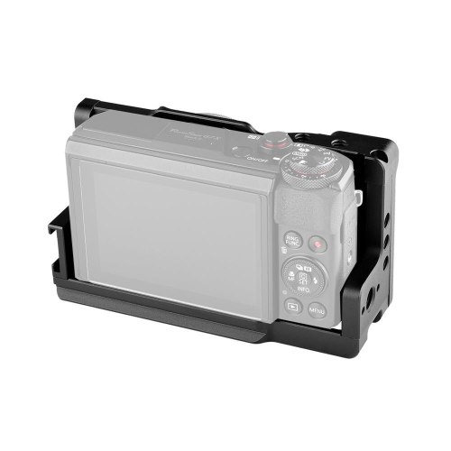 BGNing Aluminum Camera Cage for Canon G7 X MARK III Protective Case Monitor Video Film Movie Rig Stabilizer QR Plate w/ Cold Shoe Mount
