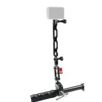 BGNing Adjustable Large Clamp Bike Clip w/ Mini Magic Arm Screws Tripod Mount Bracket SLR Monitor Holder for Gopro Action Camera