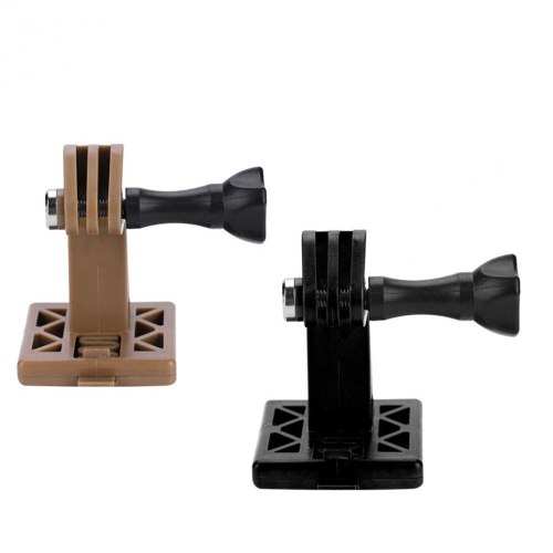 BGNing Nylon Helmet Mounting Base Fix Bracket w/ Screw Nut Adapter for GoPro Hero 8 7 6 5 for YI for EKEN Sports Action Cameras