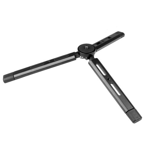 BGNing Mini Aluminium Alloy Tripod Portable Desktop Stick Table Tripod with 1/4  inch Screw for DSLR Cameras Webcam Stabilizers