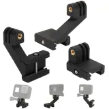 BGNing 3D Printed PLA 20MM Rail Adapter Side Camera Mount for Picatinny Rail Adapter for Gopro SJCAM for OSMO Action Camera