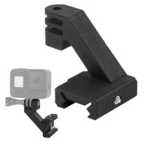 BGNing 3D Printed PLA 20MM Rail Adapter Side Camera Mount for Picatinny Rail Adapter for Gopro SJCAM for OSMO Action Camera