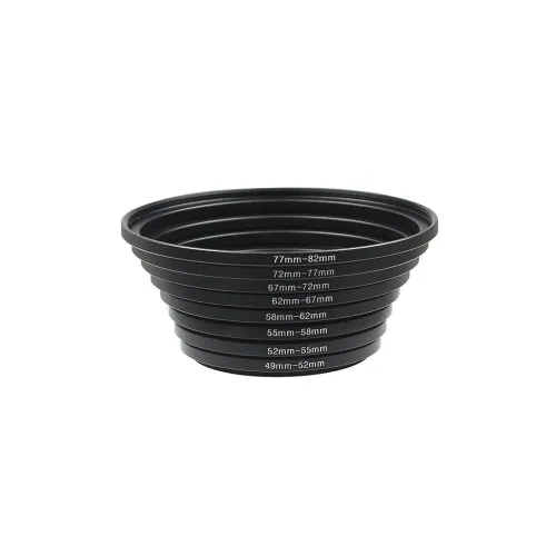 BGNing Lens Step Up Down Ring Filter Set Compatible for Sony for Nikon for Canon All DSLR Camera 37 40.5 49 52 55 58 62 67 72 77 82mm Lens