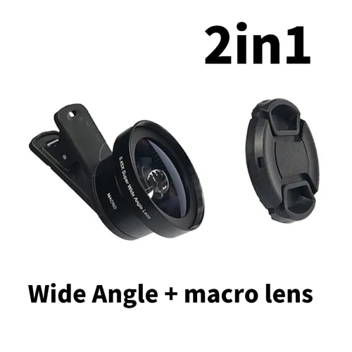 BGNing Phone Lens Kit Universal 5 in 1 Wide Angle Macro Lens CPL Star Filter+ND8 Lens Filter with 37-52 Adapter Ring for Smartphone