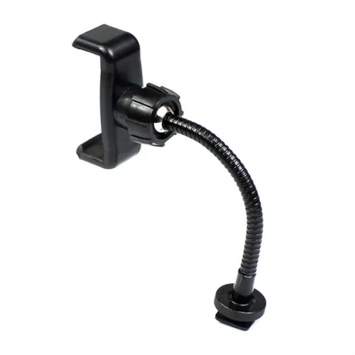 BGNing Phone Holder Monopod Portable Hose Phone Clip for 60-90mm Smartphone Live Broadcast Phone Clamp Ring Light Phone Stand