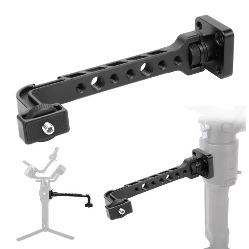 BGNing Video Monitor Mount Bracket 360degree Rotation w/ Cold Shoe 1/4'' 3/8  Inch Screw for DJI Ronin S SC for Zhiyun WEEBILL