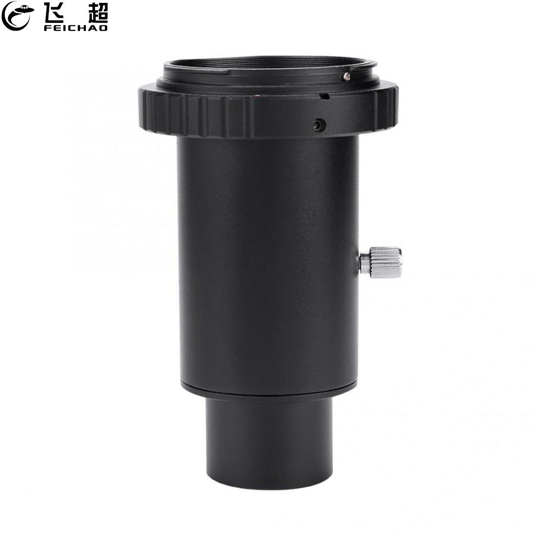 FEICHAO Telescope Camera Adapter Metal T2 Ring 1.25 inch Extension Tube M42 Thread T-Mount Lens Adapter for Canon Nikon DSLR Monocular