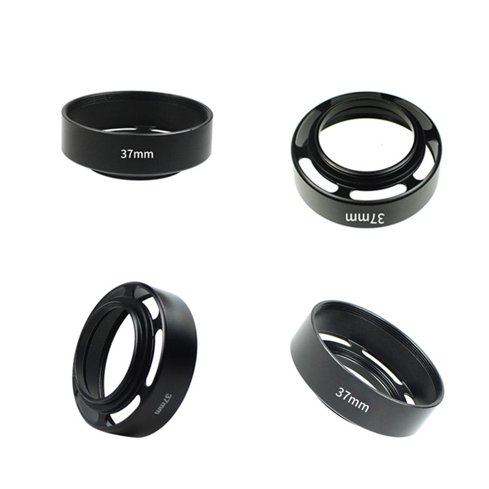 BGNing Universal Metal Black Camera Lens Hood for Leica for Canon for Nikon 37 43 46 49 52 55 58 62mm DSLR Photography Accessory