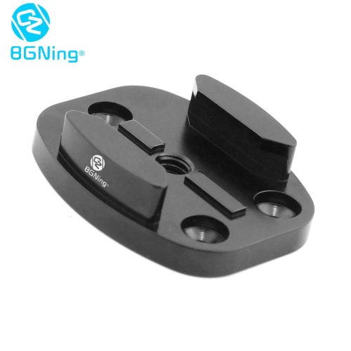 BGNing Aluminum Flat Surface Tripod Mounting Bracket Holder Adapter Base for Gopro Hero13 9 8 7 6 5 4 3 / SJcam / Yi Action Camera