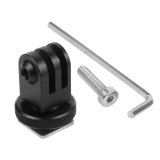 Aluminum Alloy Mount Base Adapter for GoPro 9 8 Camera Tripod Adapter Stand With Cold Shoe Camera Studio Accessory