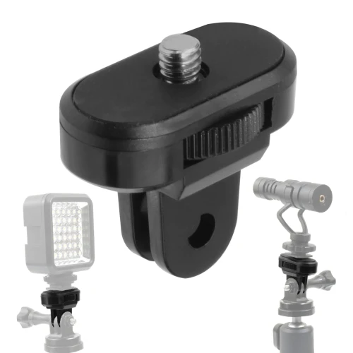 Mini ABS Tripod Mount 1/4 Screw Head Monopod Adapter for GoPro Hero 9 8 7 6 5 for insta360 one x2 R for DJI  Osmo Action Cameras
