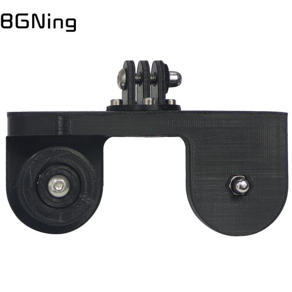 3D Printed PLA 2-8mm Double Wheel Glide Shooting Mount Bracket Adapter for Gopro 10 for SJcam for Insta360 Yi 4k Action Cameras