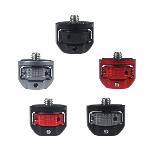 360 Rotate 1/4  to 1/4  Male to Female Thread Screw Mount Adapter Tripod Plate Screw mount for Camera Flash Tripod Light Stand