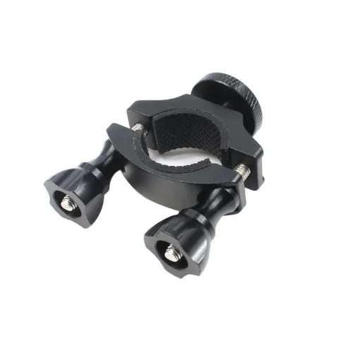 Bicycle Bike Handle Bar Clamp Mount Clip Camera Holder for GoPro MAX 10 9 8 7 for Insta360 ONE Yi 4K for DJI Osmo Action Camera