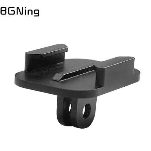 BGNing Aluminum Alloy Sports Action Camera Quick Release Base Mount Selfie Stick Adapter Black for DJI Osmo for Gopro Hero 10 9