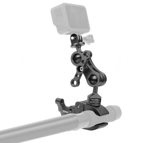 Universal Monitor Bracket w/ Ball Head Magic Arm Super Clamp Crab Claw Clip Mount Video Flash Light DSLR Action Cameras Holder