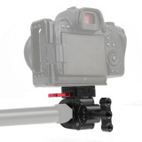 Double Ball Head Magic Arm with Universal Monitor Bracket Super Clamp Crab Claw Clip Holder Stand Video Light DSLR Action Camera