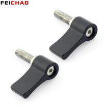 2x M6 Hand Tighten Screw Adjustable 17mm Handle Wrench Lock Adapter for Camera Gimbal Cage Rig Plate Monitor Mount Thumb Screw