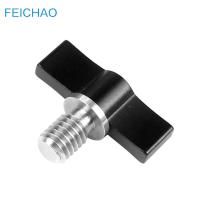 3/8 inch Handle Screw Adjustable Thread 5mm 7mm 14mm Stainless Steel with Wrench Wing Lock Adapter for DSLR Camera Cage Monitor