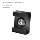 BGNing Mini Cold Shoe Mount Adapter Base Connector w/ 1/4  Screw for Monitor Fill Light Microphone DSLR Camera Cage Video Rig