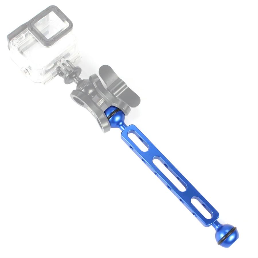 1 inch Joint Ball Extension Arm for GOPRO10/9/8/MAX Insta360 ONE R Action Camera for Strobe Tray Connect Underwater Photography