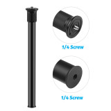 Carbon Fiber Auminum Alloy Adjustable Sefie Stick Extension Rod Handgrip 1/4  DSLR Camera Tripod Mount Gimbal Stand Support