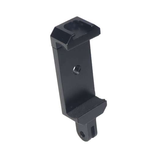 Phone Stand Holder Clip Tripod Adapter 1/4 Hole & Cold Shoe Mount Clamp for iPhone for Huawei mi for Gopro Camera Monopod Selfie
