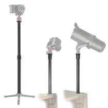 Carbon Fiber Auminum Alloy Adjustable Sefie Stick Extension Rod Handgrip 1/4  DSLR Camera Tripod Mount Gimbal Stand Support
