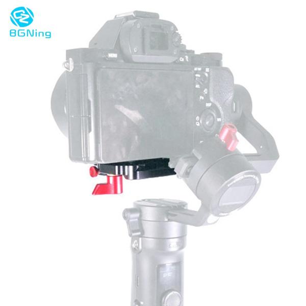 BGNing Aluminum Camera Mount Bracket Quick Release Plate for Zhiyun Crane M2 Gimbal Support Holder Clamp QR Plate Accessories