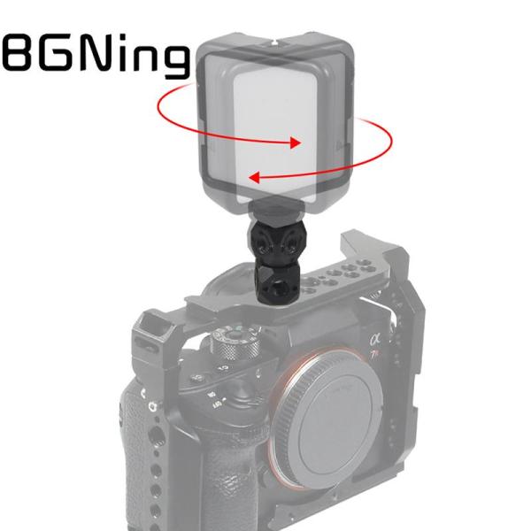 Mini Magic Cube Transfer Screw Holes ARRI 1/4  3/8  Adapter for GoPro DSLR Cameras Cage Flash Microphone Monitor Tripod Bracket