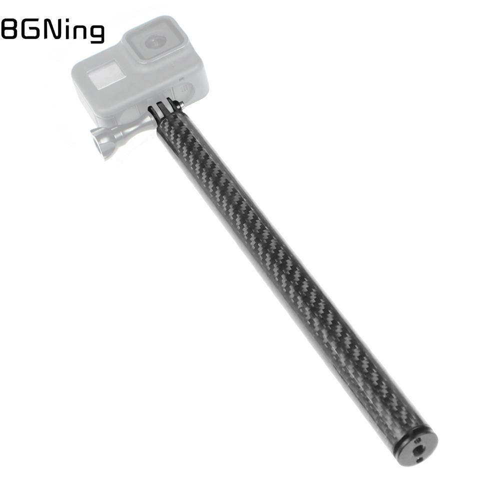 BGNing Carbon Fiber 40g Buoyancy Floating Arm Handheld Selfie Stick with 1/4  Screw Hole for Insta360 ONE R for GOPRO 9 /8 /MAX