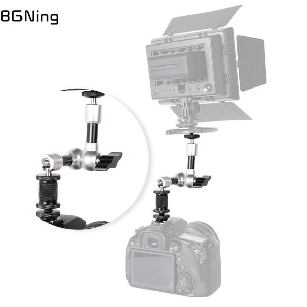 BGNing Super Clamp 7  9/11 Inch Adjustable Magic Articulated Arm for Mounting Monitor LED Light LCD Video Flash DSLR SLR Cameras