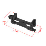 Aluminum Alloy Lightweight Multi-function Camera Phone Clip with Hot Cold Shoe Extension Mount Monitor Bracket Holder for Sports
