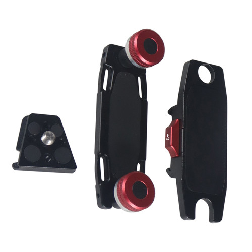 BGNing Quick Release V-Lock Plate Clamp Clip for Backpack Waist Belt Shoulder Strap for GoPro OSMO Sjcam Insta360 Action Camera