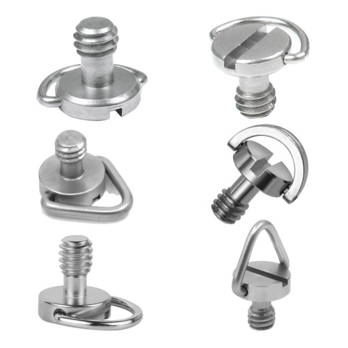 1/4  Tripod D-Ring Quick Release Plate Adapter Screw for DSLR Camera Monopod Light Photo Studio Accessories