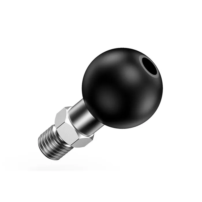 25mm 1-inch Ball Head Adapter M10 Thread for RAM Mounts Motorcycle Bike Riding Action Cameras Phone Clip Bracket