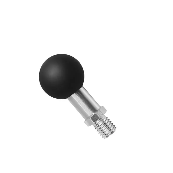 25mm 1-inch Ball Head Adapter M10 Thread for RAM Mounts Motorcycle Bike Riding Action Cameras Phone Clip Bracket