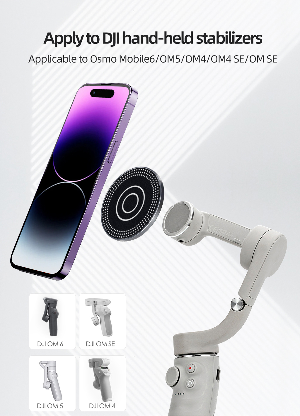 DJI OM Magnetic Quick-Release Mount For Apple IPhone And OSMO CP.OS.00000398.01 - View #4
