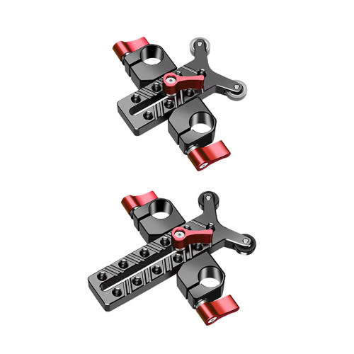 Telephoto Lens Bracket 15mm Double-Hole Tube Clamp Bird Telephoto Bracket Quick Installation Camera Y-type Protection Bracket