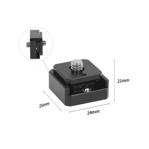 Quick Release Cold Shoe Mount 1/4 Screw for GOPRO Hero 12 Insta360 Action Camera for DSLR Camera Cage Fill Light Monitor Bracket