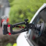 Z-Axle Camera Car Bracket Suction Cup Mount for DJI Osmo Pocket 3 Gimbal Car Holder Stabilizer Car Windshield Attach Accessories