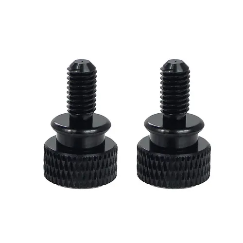 2pcs M5 Hand-Tighten Knurled Screw for DIY Computer Case Aluminum Thumb Screws Cameras Accessories