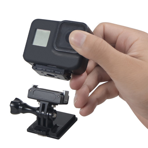 Magnetic Cycling Bicycle Bike Helmet Fixed Mount Stand Holder Bracket with 1/4 ARRI positioning screw Base for DJI