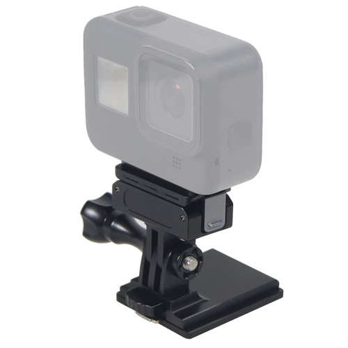 Magnetic Cycling Bicycle Bike Helmet Fixed Mount Stand Holder Bracket with 1/4 ARRI positioning screw Base for DJI
