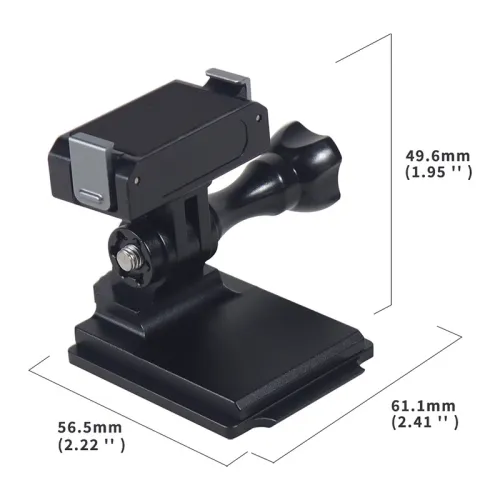 Magnetic Bicycle Cycling Bike Helmet Fixed Mount Stand Holder Bracket Base for DJI Camera