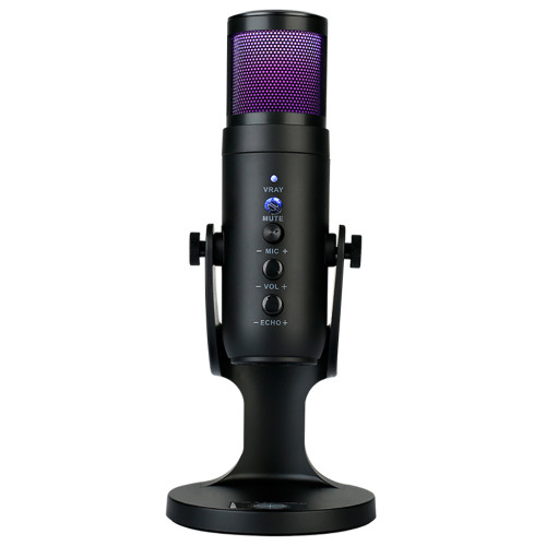 M9/MU-900oro USB Microphone Gaming Phone Voice Live Desktop RGB Recording Noise Reduction Capacitive Microphone