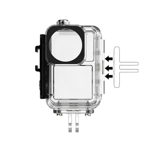 Underwater 45M Waterproof Case Diving & Swimming Protective Housing Shell For DJI OSMO Action 3 4 5 Sports Camera Accessories